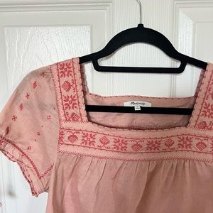 Madewell Embroidered Top